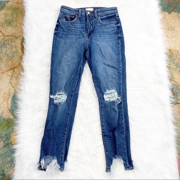 L’Agence High Line Destructed High Rise Skinny Jeans - Picture 4 of 9